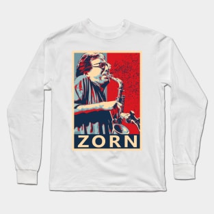 John Zorn Hope Poster - Greatest musicians in jazz history Long Sleeve T-Shirt